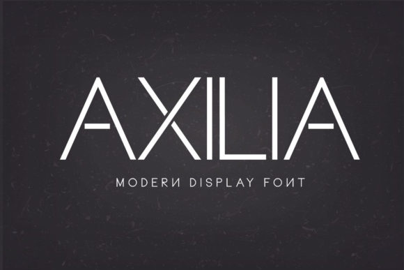 Axilia: The Minimal Sans Serif Font for Clear Campaigns