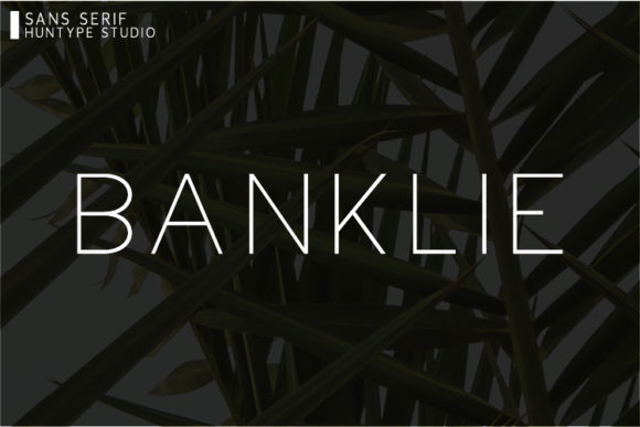 Banklie Font: A Clean Typeface for Modern Brands