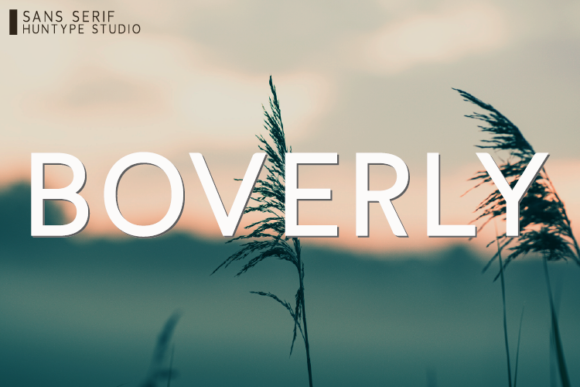 Boverly: The Clean Sans Serif Font for Modern Brands