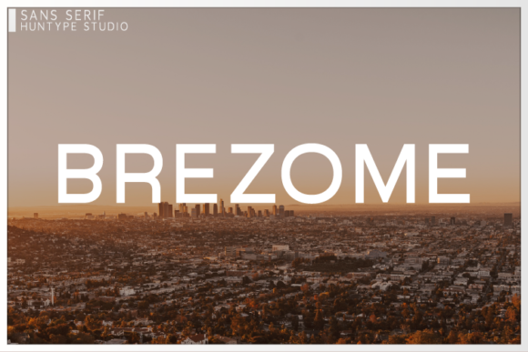 Brezome: A Clean Sans Serif Font for Modern Web Design