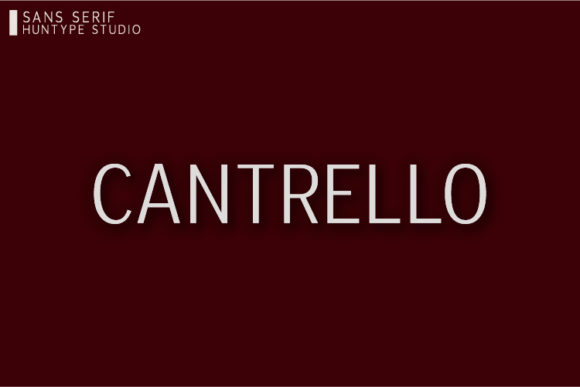 Cantrello: A Smooth Sans Serif Font for Modern Brands