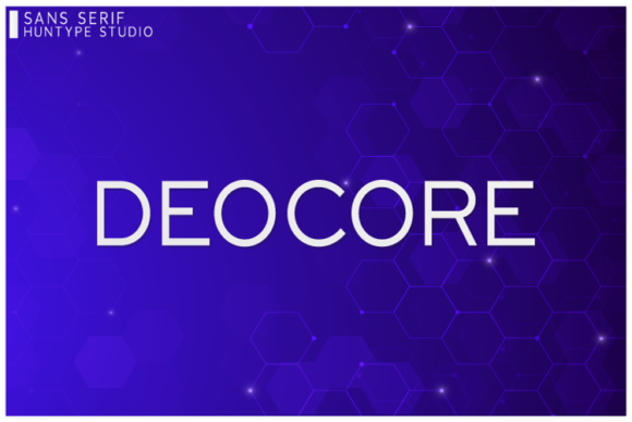 Deocore Typeface: A Balanced Sans Serif for Modern Brands