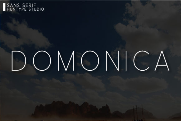 Domonica: A Clean Typeface for Modern Brands