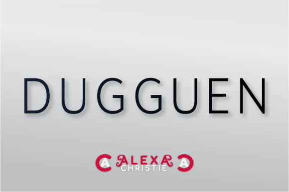 Dugguen: A Bold Sans Serif Font for Modern Campaigns