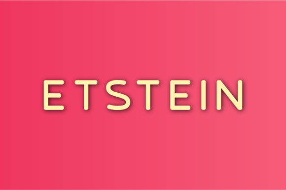 Etstein: The Minimal Sans Serif Font That Sharpens Campaigns