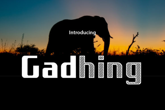 Gadhing: A Modern Sans Serif Font for Editorial Design