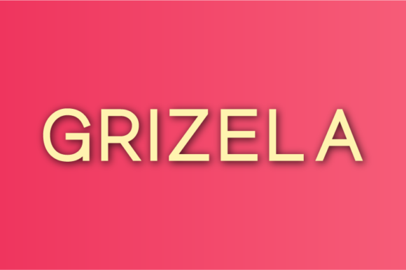 Grizela: A Bold Sans Serif for Modern Brand Identity