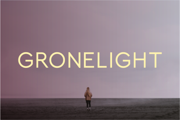 Gronelight: The Clean Typeface for Clear Campaigns