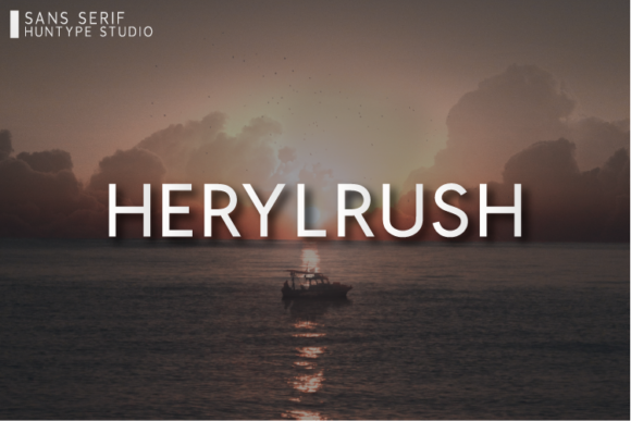 Herylrush: A Modern Sans Serif Font for Makers