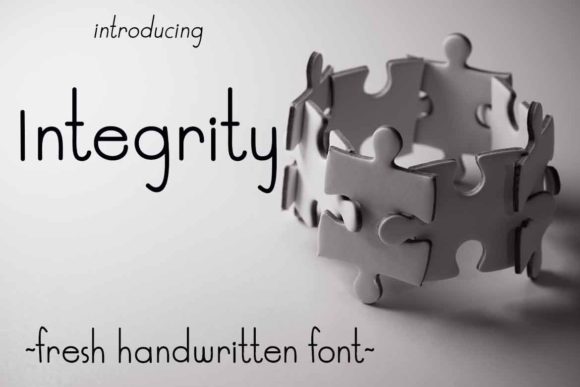 Integrity: The Minimal Sans Serif Font for Handmade Brands