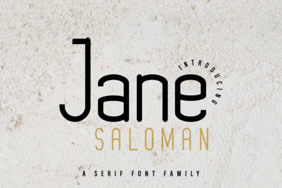 Jane Saloman: A Minimal Sans Serif Font for Modern Web Design