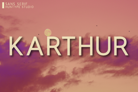 Karthur: A Clean Sans Serif Font for Modern Branding