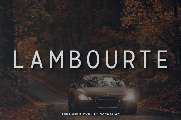 Lambourte: A Clean Sans Serif Font for Branding