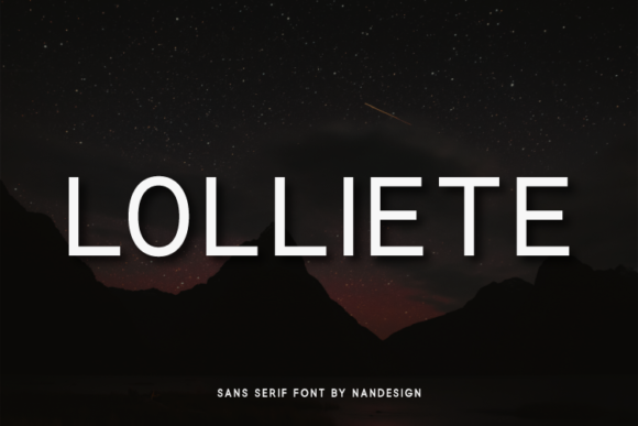 Lolliete: A Clean Sans Serif Font for Modern Editorial Design