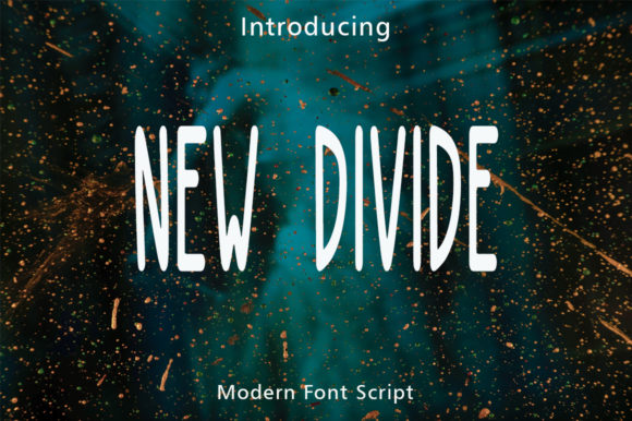 New Divide: A Minimal Sans Serif Font for Modern Branding