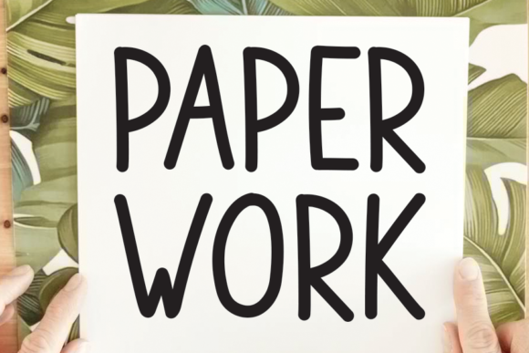 Paper Work: The Minimal Sans Serif Font for Makers