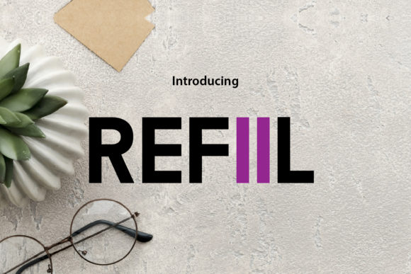 Refiil: A Clean Sans Serif Font for Modern Editorial Design