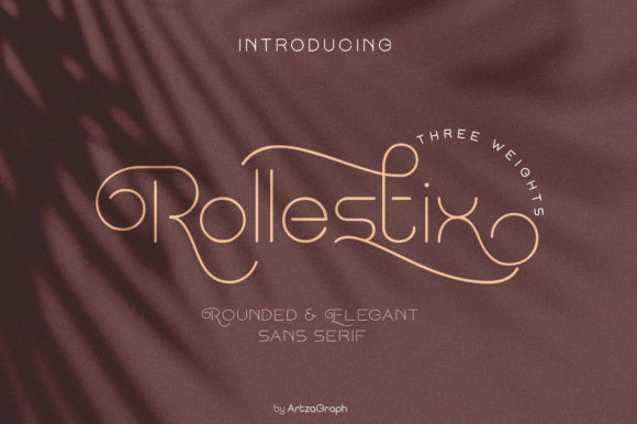 Rollestix: A Refined Sans Serif Typeface for Modern Editorial Design