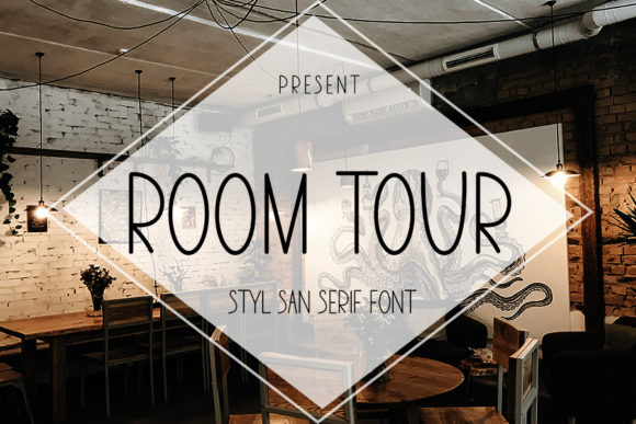 Room Tour: A Tall Sans Serif Font for Crafters