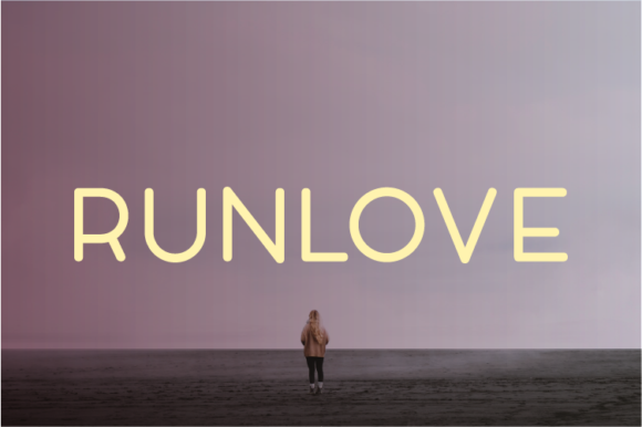 Runlove: A Clean Sans Serif Typeface for Modern Editorial Design