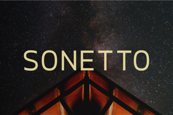 Sonetto: A Refined Sans Serif Font for Editorial Design