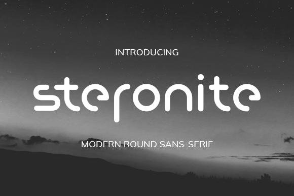 Steronite: A Conceptual Sans Serif Font for Modern Web Design