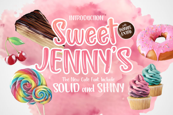 Sweet Jenny s: A Playful Sans Serif Font for Makers