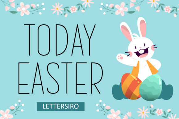 Today Easter Font: The Minimal Typeface for Scroll-Stopping Ads