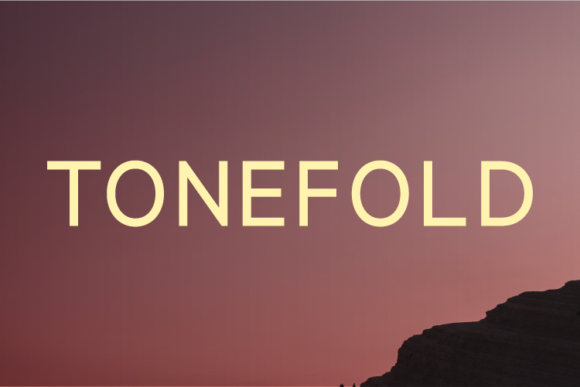 Tonefold: A Balanced Sans Serif Typeface for Modern Editorial Design