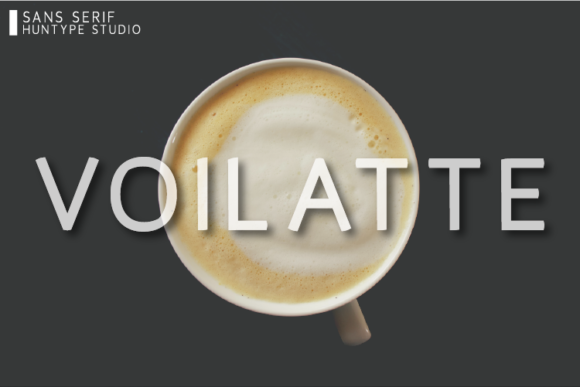 Voilatte: A Modern Typeface for Editorial Design