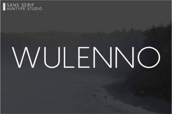 Wulenno: A Minimalist Typeface for Modern Web Design